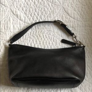 Coach Black Leather Vintage Handbag